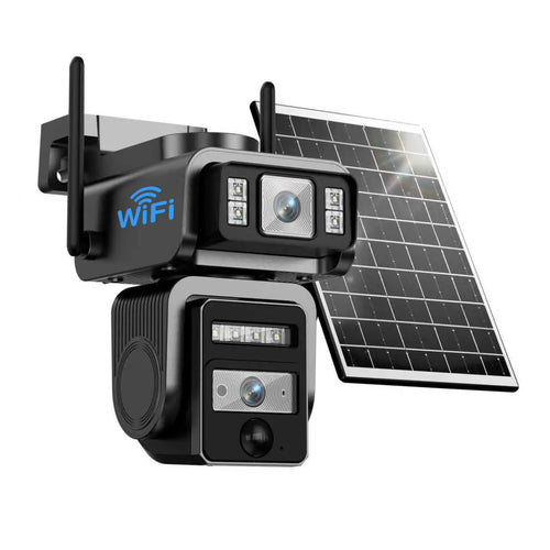 ⏰Up to 60% OFF, last six hours! - New solar-powered portable WiFi smart 1080p surveillance camera with two-way audio