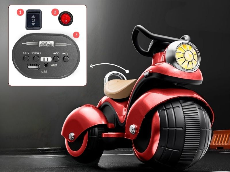 ✨60% OFF Tonight Only ⚡🎁 Cool Gift for Kids | Electric Dual-Drive Go Kart 🔋 Rechargeable 🎵 with Music