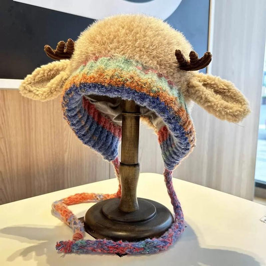 ⏰Black Friday-49%OFF:🔥Christmas Antler Hat (It can be used as a handbag），Unlimited head size