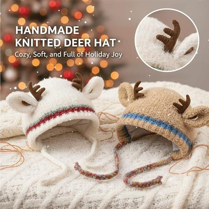 ⏰Black Friday-49%OFF:🔥Christmas Antler Hat (It can be used as a handbag），Unlimited head size