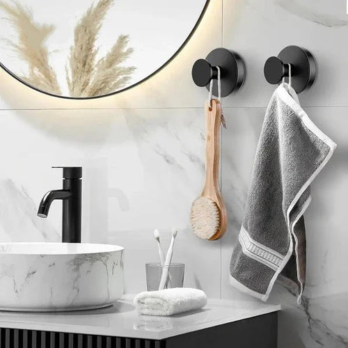 🔥BUY 1 Free 1 🎁  🔧2 PCS Upgraded Heavy-Duty Suction Cup Hooks for Secure, Drill-Free Hanging