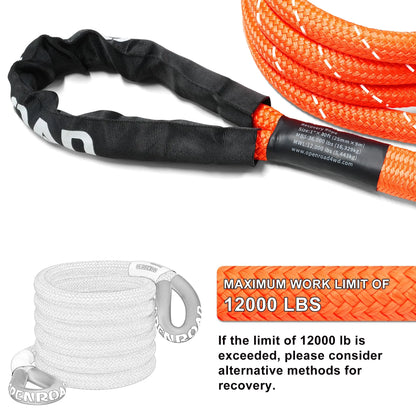 Kinetic Recovery Rope – 36,000 LBS Breaking Strength