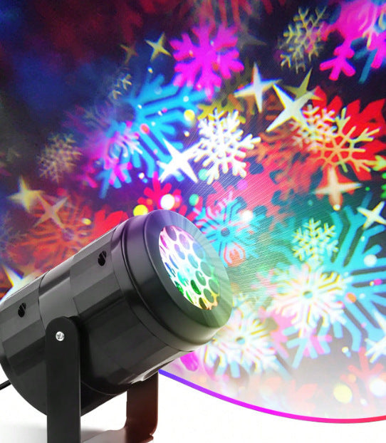 🎁NESLEMY Christmas Projection Lamp 5V/1A with 16 Patterns USB Powered for Home🎅