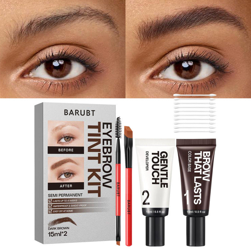 💎Eyebrow Tint Kit,Long-lasting Waterproof Sweat-proof👑