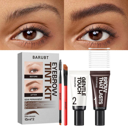 💎Eyebrow Tint Kit,Long-lasting Waterproof Sweat-proof👑
