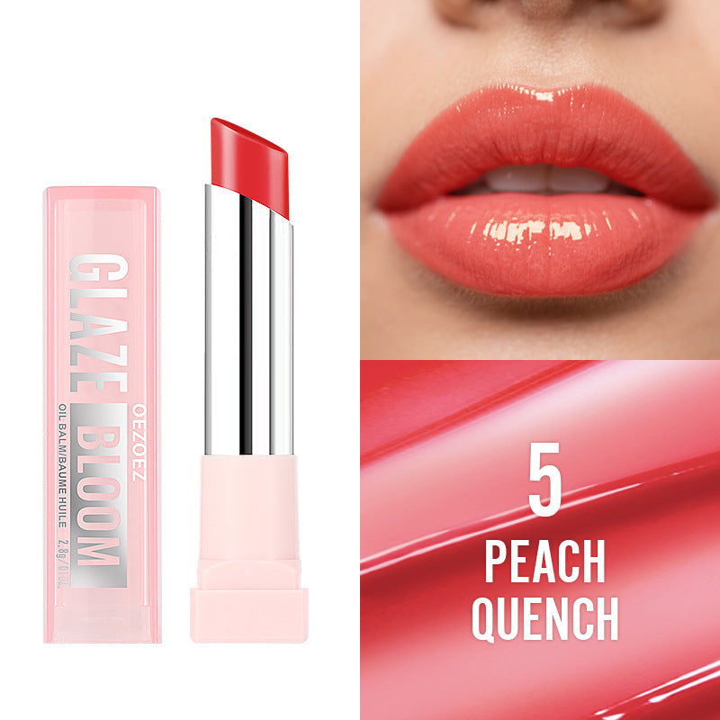 🍑Hydrating Tinted Oil Balm💧 – Sheer Buildable Color with Moisture-Rich Shine